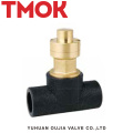 brass internal thread lockable handle brass stop valve